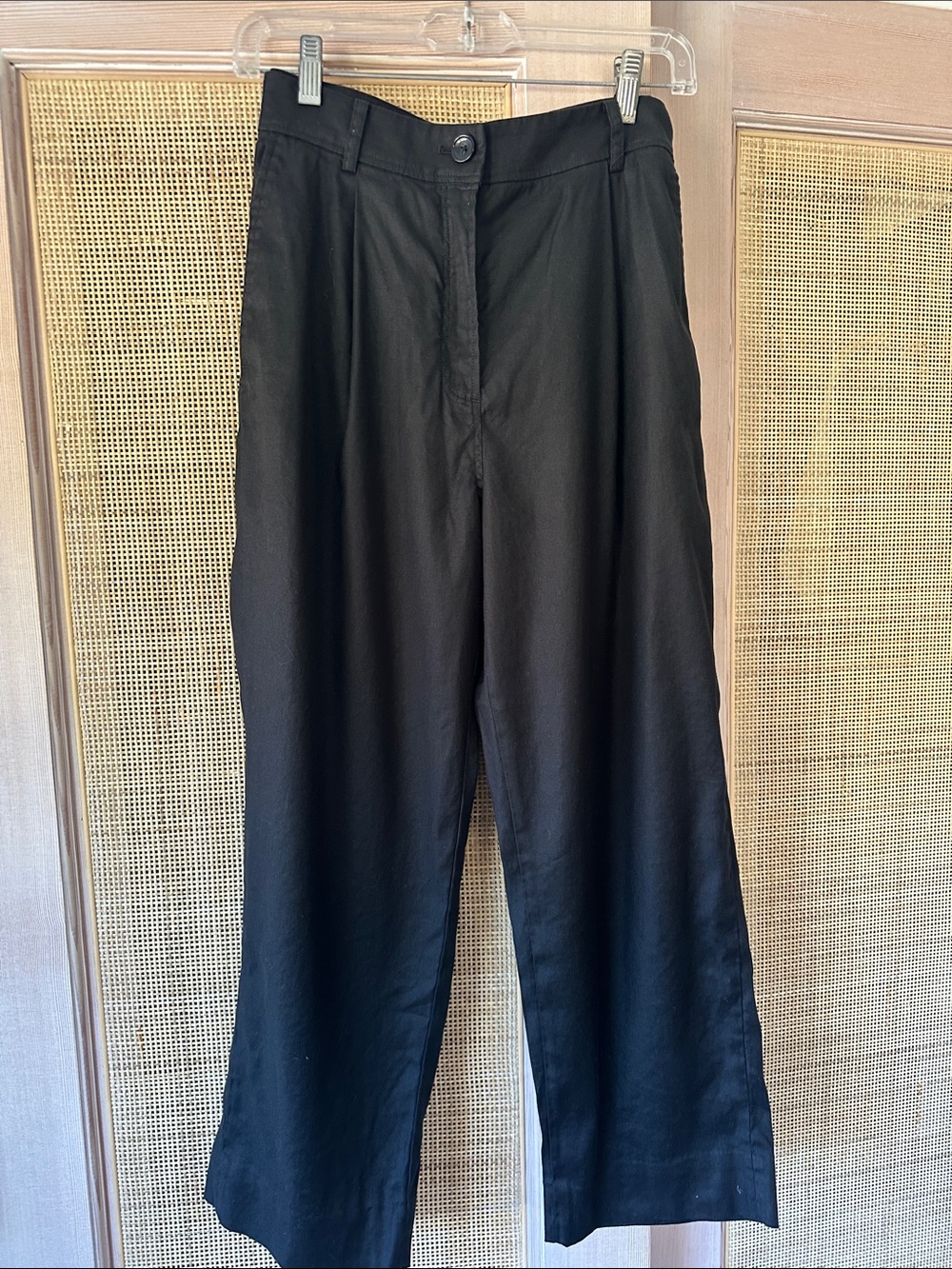 The Reset Black Wide-Leg Women's Trousers